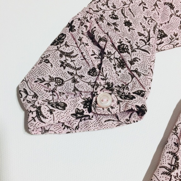 H&M light pink floral blouse - Picture 4 of 7